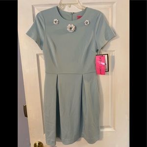 Blue Betsy Johnson Dress. NWT. Size 6